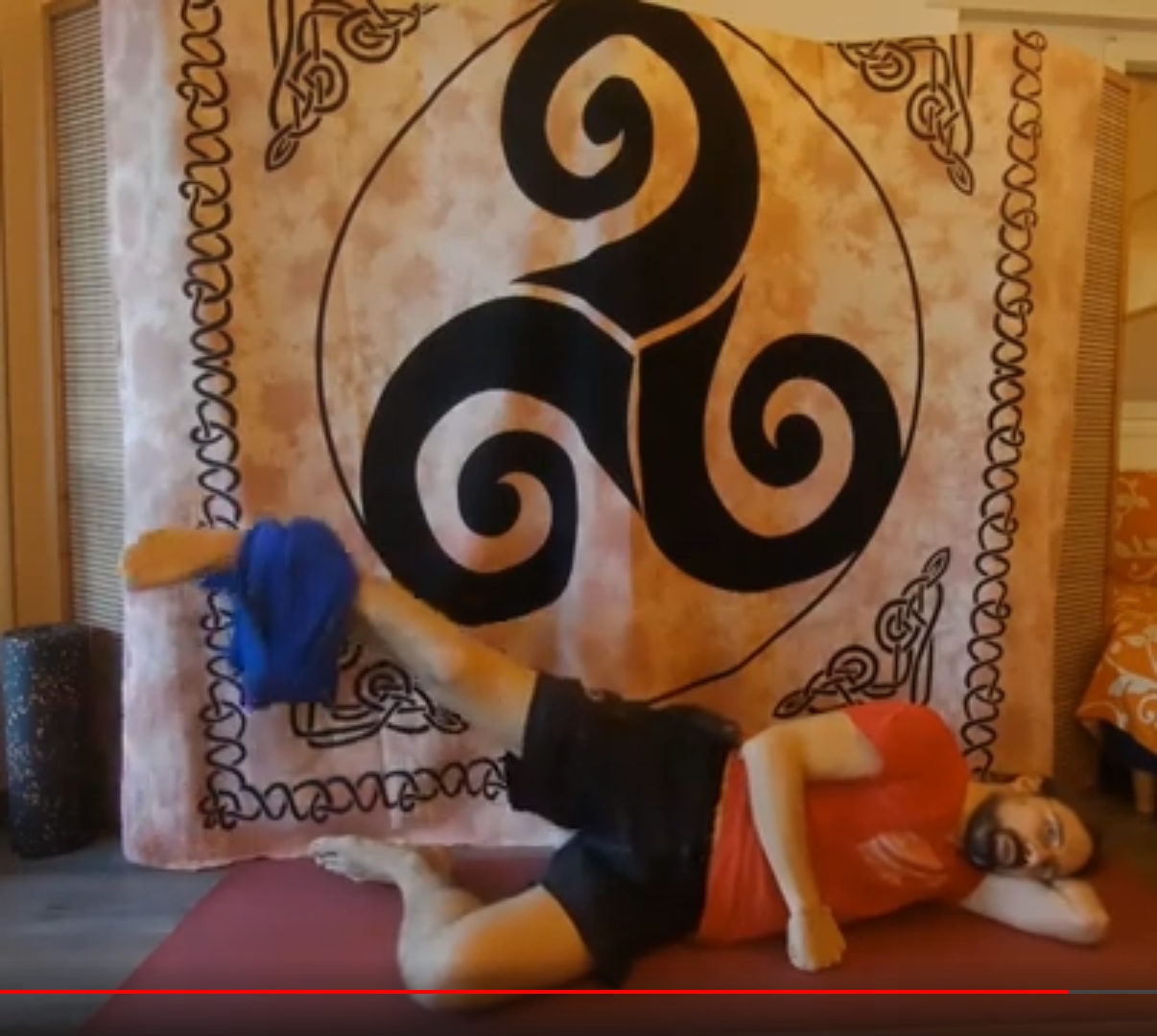 Bein seitlich anheben