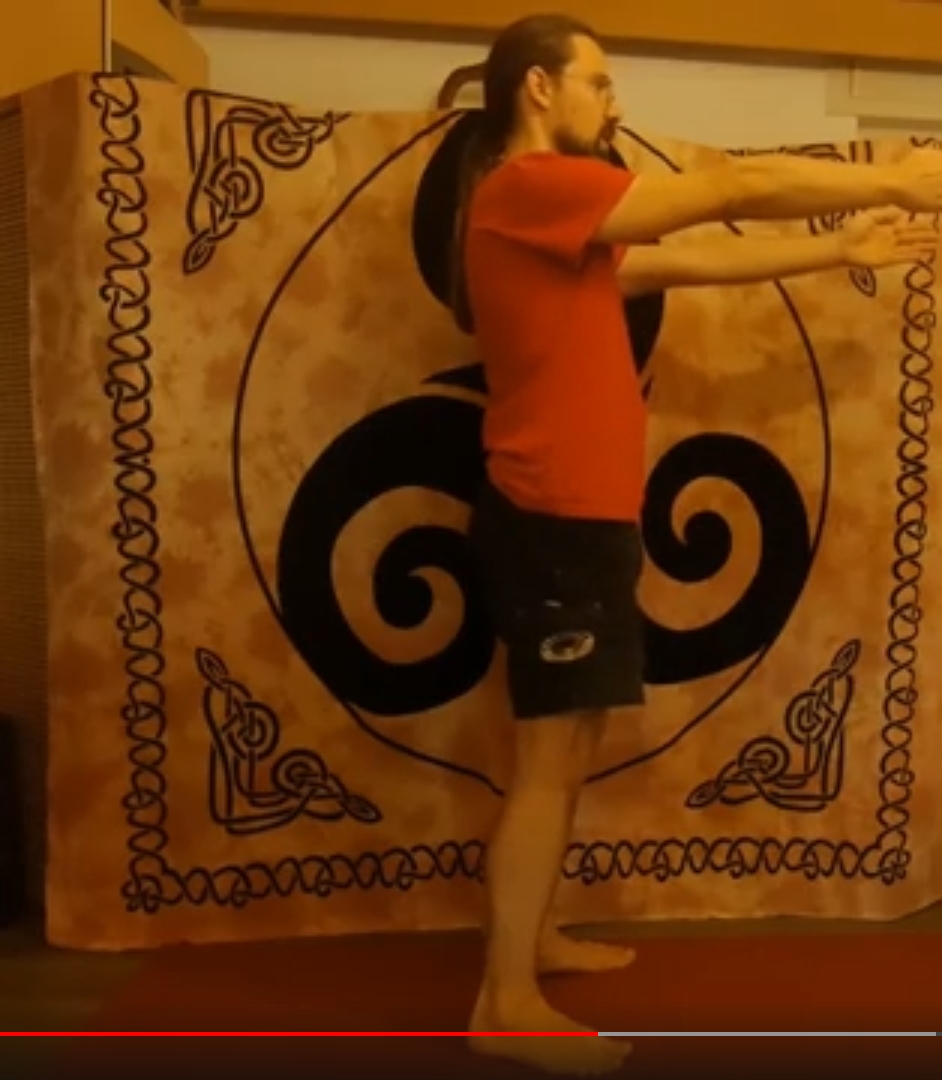 Arme gerade ausstrecken